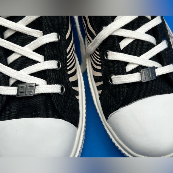 🦨 New UNISEX PF FLYERS LET IT FLOW ALLSTON X CHILLHOUSE HI TOP CANVAS SNEAKER - Picture 12 of 12